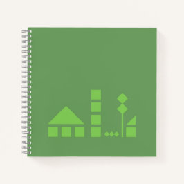 Cuaderno cuadrado ciudad notitieboek