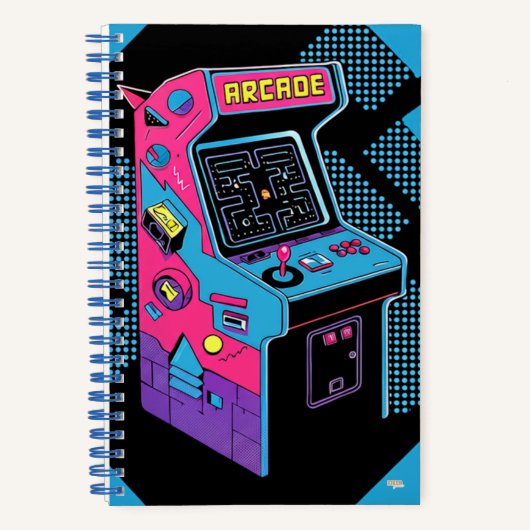 Cuaderno Cuadriculado Arcade Retro Rasted Notitieboek (Voorkant)