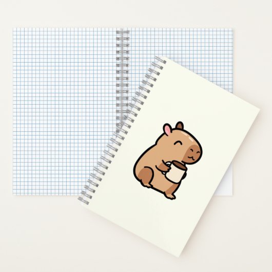 Cuaderno Cuadriculado Capybara met Mok Grid Notitieboek (Binnen)