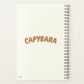 Cuaderno Cuadriculado Capybara met Mok Grid Notitieboek (Achterkant)