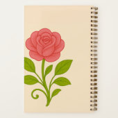 Cuaderno Cuadriculado Coquette Floral Grid Notitieboek (Achterkant)