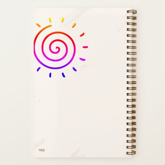 Cuaderno Cuadriculado Eindeloze Zomer Vibes Gerast Notitieboek (Achterkant)