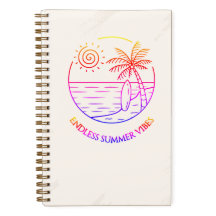 Cuaderno Cuadriculado Eindeloze Zomer Vibes Gerast