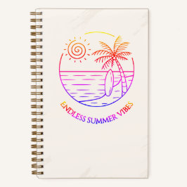 Cuaderno Cuadriculado Eindeloze Zomer Vibes Gerast Notitieboek