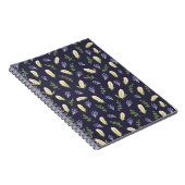 Cuaderno de espiral flor de agua y lavanda notitieboek (Rechterzijde)