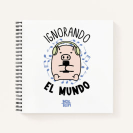 Cuaderno de espiral│Ignorando el mundo Notitieboek