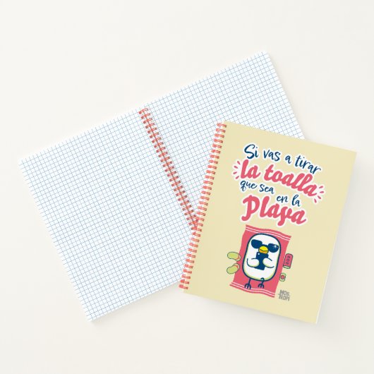 Cuaderno de espiral│Si vas a tirar la toalla Notitieboek (Binnen)