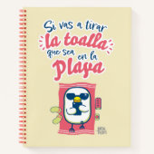 Cuaderno de espiral│Si vas a tirar la toalla Notitieboek (Voorkant)