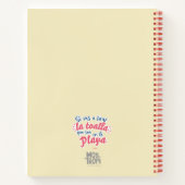 Cuaderno de espiral│Si vas a tirar la toalla Notitieboek (Achterkant)