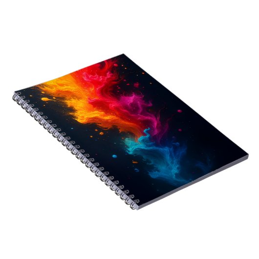 Cuaderno de fuego multicolor  notitieboek (Rechterzijde)