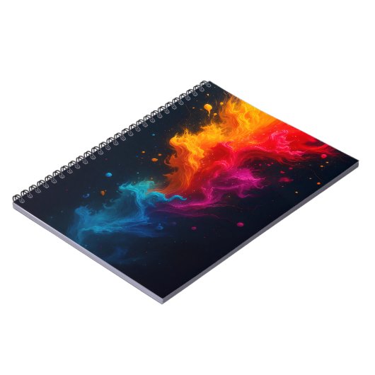 Cuaderno de fuego multicolor  notitieboek (Linkerzijde)