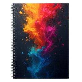 Cuaderno de fuego multicolor  notitieboek