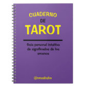 Cuaderno de Tarot Notitieboek (Voorkant)