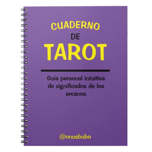 Cuaderno de Tarot Notitieboek (Voorkant)