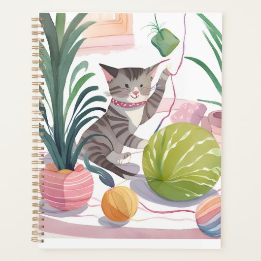 Cuaderno de un lindo gatito planner (Voorkant)