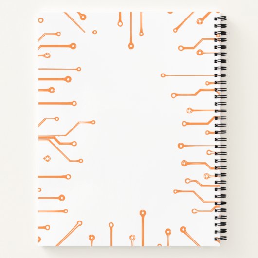 Cuaderno Electronic Chip Orange Notitieboek (Achterkant)