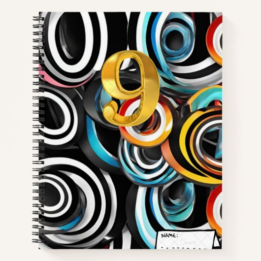 Cuaderno en espiral con buen diseño. notitieboek (Voorkant)