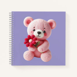 Cuaderno espiral con diseño de lindo osito notitieboek