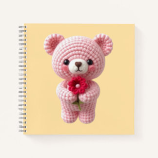 Cuaderno espiral con diseño de lindo osito notitieboek