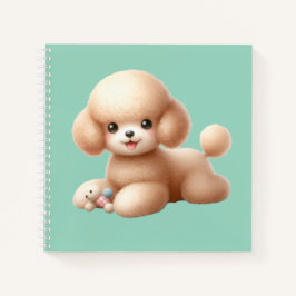 Cuaderno espiral con diseño de lindo perrito notitieboek