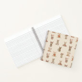 Cuaderno espiral con diseño de lindos conejitos notitieboek (Binnen)