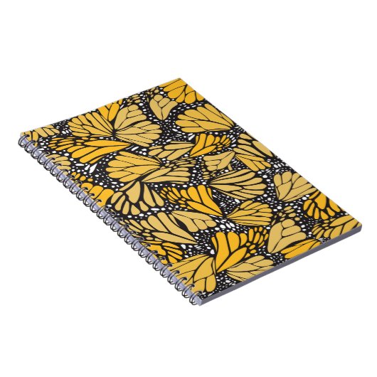 Cuaderno estampado mariposa monarca notitieboek (Rechterzijde)