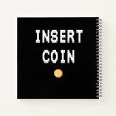 Cuaderno Game Over Retry Insert Coin Notitieboek (Achterkant)