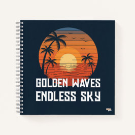 Cuaderno Golden Waves Endless Sky Notitieboek
