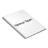 Cuaderno Habemus Papam Notitieboek (Rechterzijde)