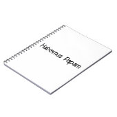 Cuaderno Habemus Papam Notitieboek (Linkerzijde)