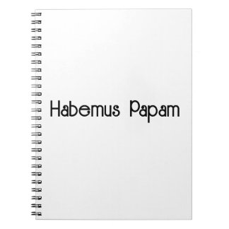 Cuaderno Habemus Papam Notitieboek