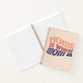 Cuaderno Home is Here Mom Is Notitieboek (Binnen)