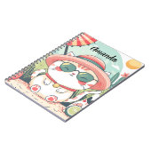 Cuaderno Kawaii Summer Cat Notitieboek (Linkerzijde)