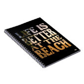 Cuaderno Life is Better at the Beach Notitieboek (Rechterzijde)