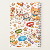 cuaderno masccotas notitieboek (Achterkant)