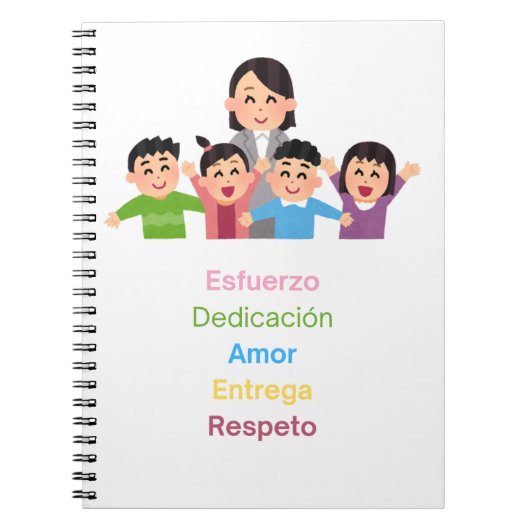 Cuaderno para la maestra notitieboek (Voorkant)