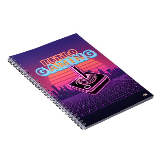 Cuaderno Retro wave Gaming Notitieboek (Rechterzijde)