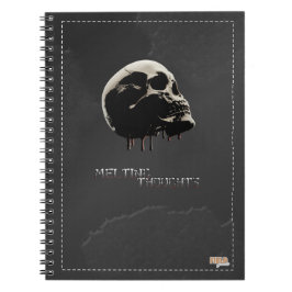 Cuaderno Skull Melting Thoughts Notitieboek