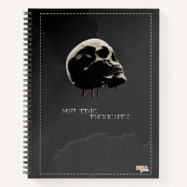 Cuaderno Skull Melting Thoughts Notitieboek