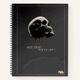 Cuaderno Skull Melting Thoughts Notitieboek