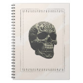 Cuaderno Skull Swirling Patterns Notitieboek (Voorkant)