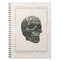 Cuaderno Skull Swirling Patterns