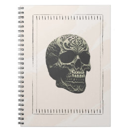 Cuaderno Skull Swirling Patterns Notitieboek
