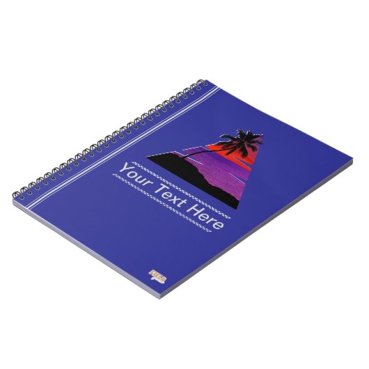 Cuaderno Sunset Beach Palm Notitieboek (Linkerzijde)