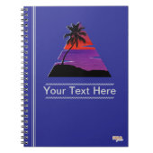 Cuaderno Sunset Beach Palm Notitieboek (Voorkant)