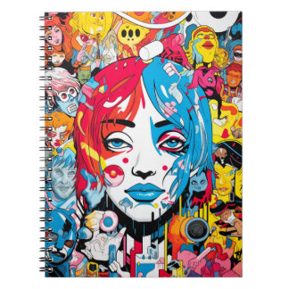 Cuaderno Terror Pop Art Notitieboek