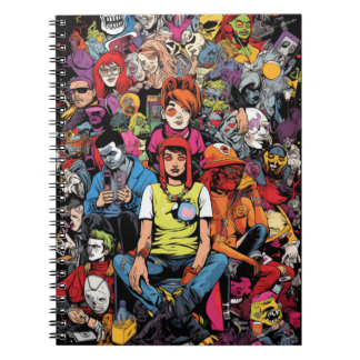 Cuaderno Terror Pop Art Notitieboek