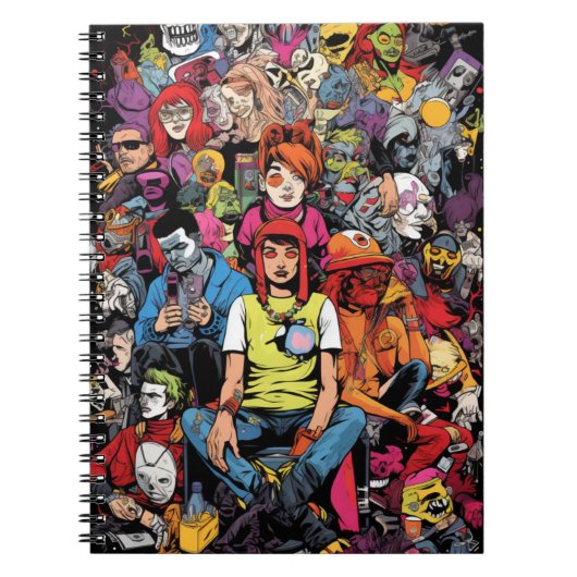 Cuaderno Terror Pop Art Notitieboek (Voorkant)
