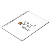 Cuaderno White Kitten Michi Notitieboek (Linkerzijde)