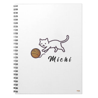 Cuaderno White Kitten Michi Notitieboek